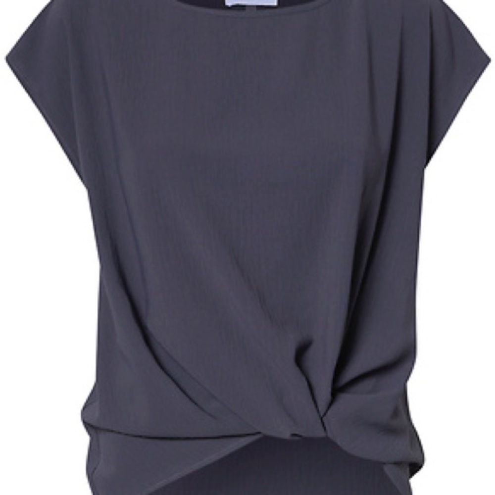 Charcoal Relaxed Blouse